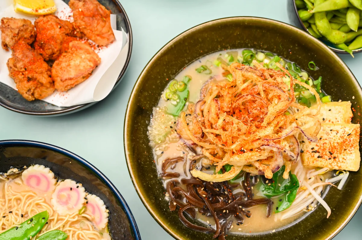 Veggie Ramen mit Karaage